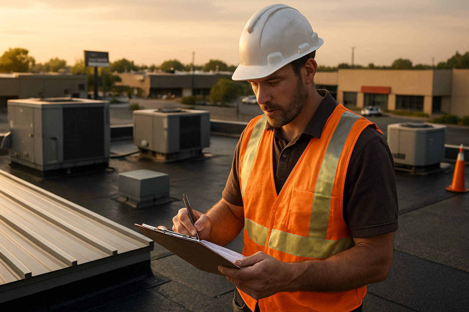 “7 Essential Items for Your Emergency Commercial Roof Repairs Checklist”