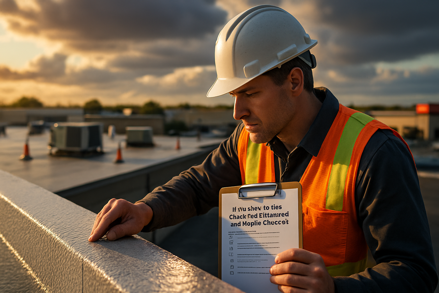 “7 Key Items for Your Emergency Commercial Roof Repairs Checklist”