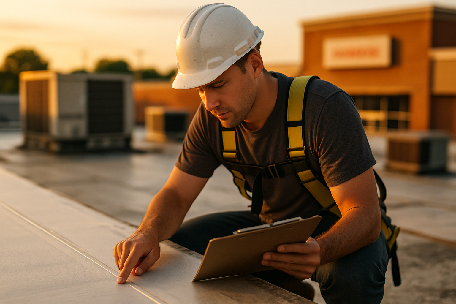 Warning/Alert  
“Beware of Water Intrusion Risks in Your Commercial Roof”