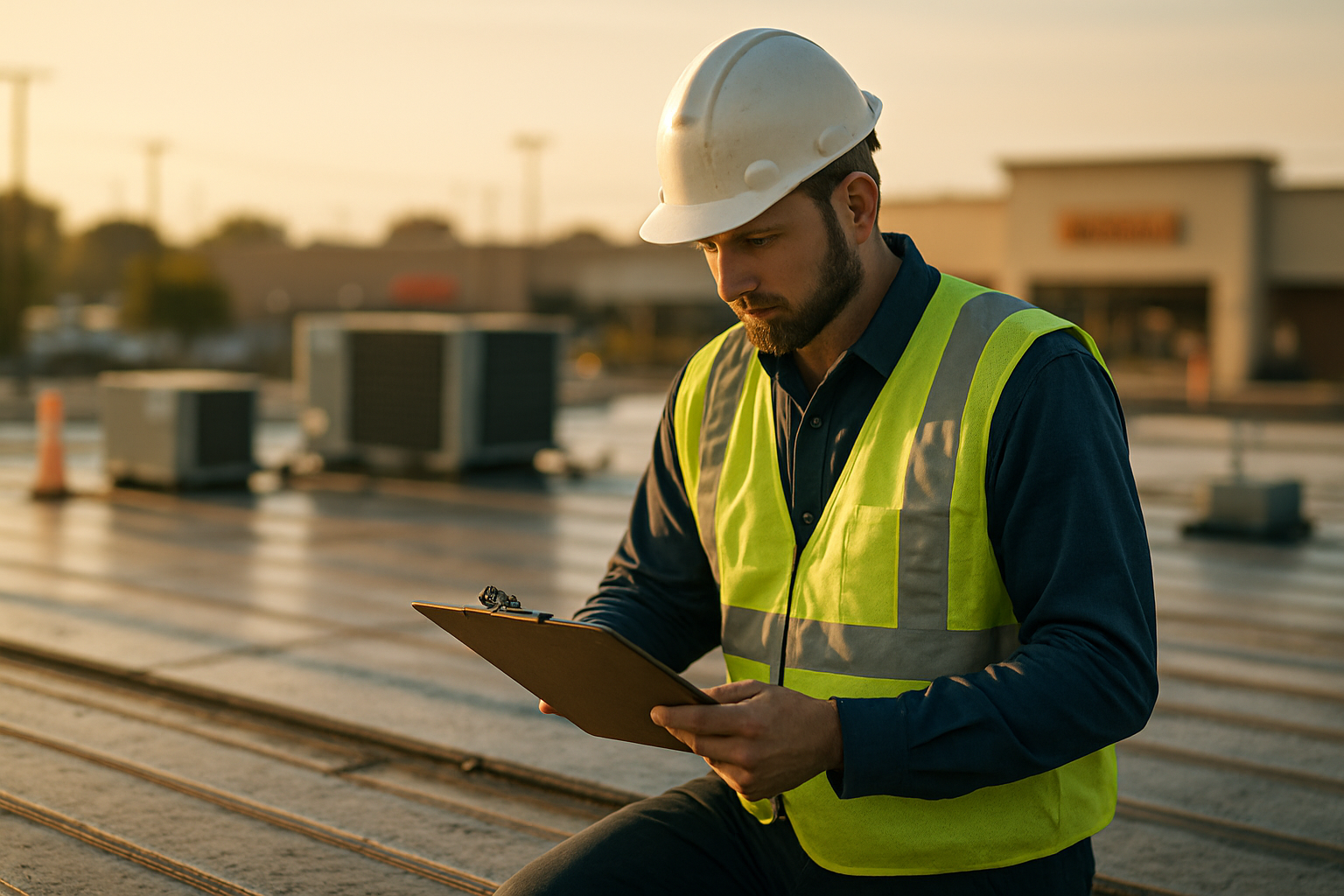 Warning/Alert  
“Beware of Water Intrusion Risks for Your Commercial Roof”