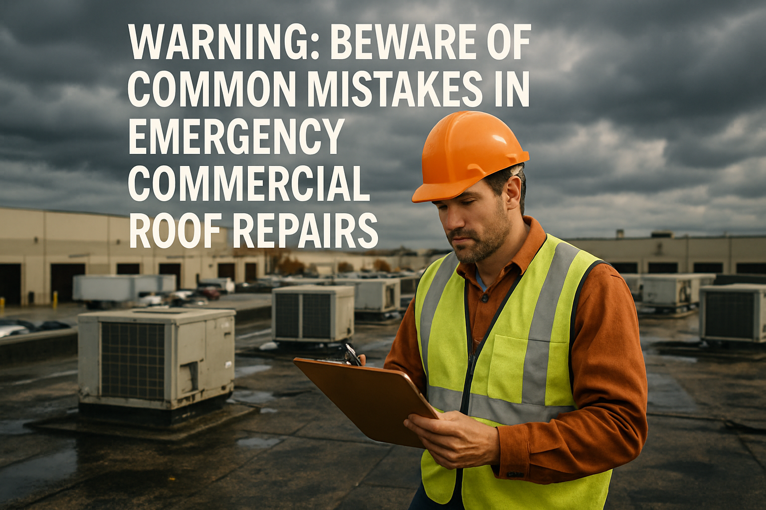 Warning: Beware of Common Mistakes in Emergency Commercial Roof Repairs